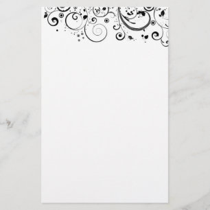 Papeterie Papier à lettres à motifs floraux