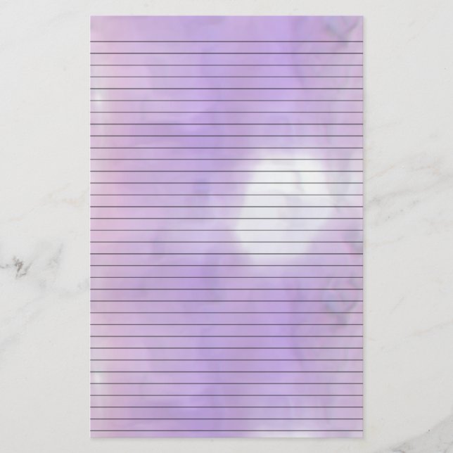 Papeterie Papier à lettres à vis rose pourpre avec lignes fa (Devant)