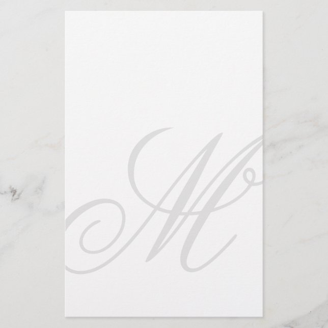 Papeterie Papier à lettres avec filigrane en monogramme pers (Devant)
