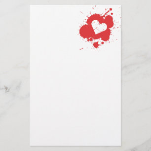 Papeterie Papier à lettres cardiaques 2