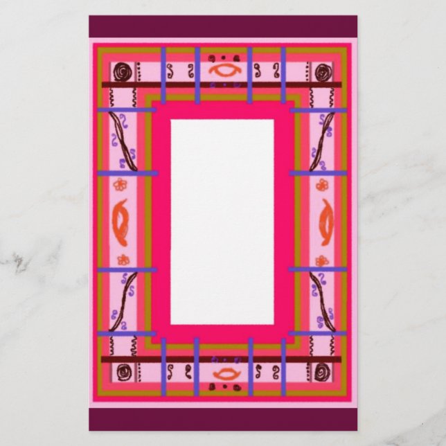 Papeterie Papier à lettres carrées (Devant)