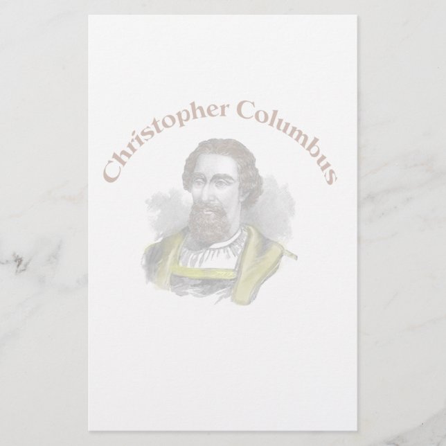 Papeterie Papier à lettres Christopher Columbus (Devant)