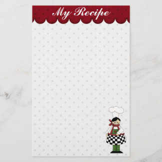 Papeterie Papier à lettres Cute Chef