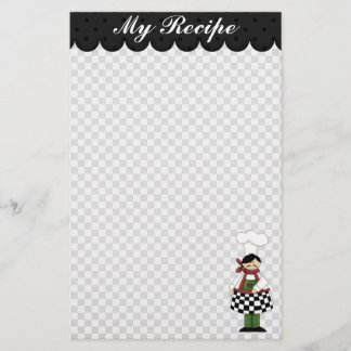 Papeterie Papier à lettres Cute Chef