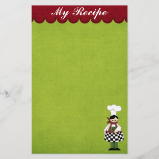 Papeterie Papier à lettres Cute Chef