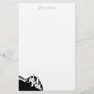 Papeterie Papier à lettres de château - personnalisé