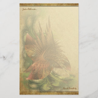 Papeterie Papier à lettres de fleur de fractale de paradis