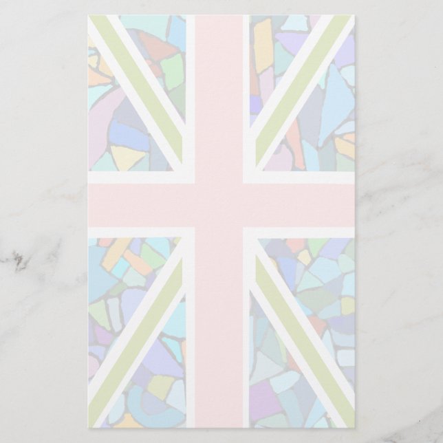 Papeterie Papier à lettres d'Union Jack d'art moderne (Devant)