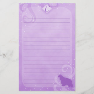 Papeterie Papier à lettres en espagnol avec Cocker magique v