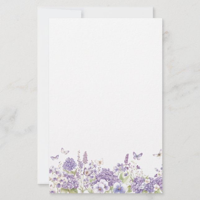 Papeterie Papier à lettres floral (Devant)