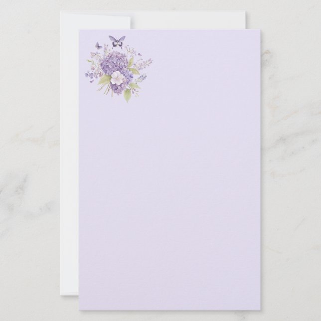 Papeterie Papier à lettres floral (Devant)