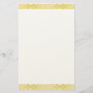 Papeterie Papier à lettres Gold Art Nouveau Filigree