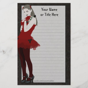 Papeterie Papier à lettres Goth Girl