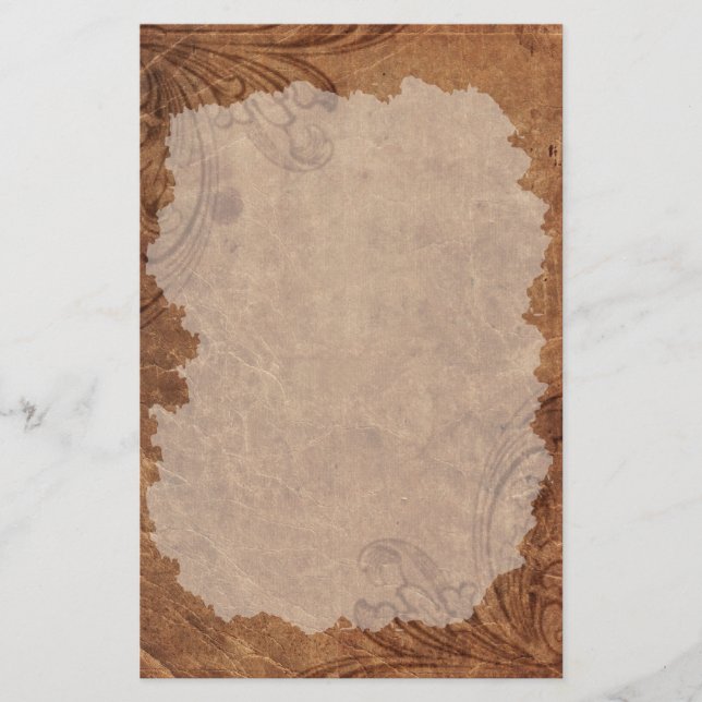 Papeterie Papier à lettres gris foncé (Devant)