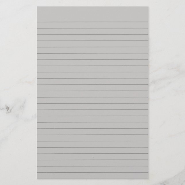 Papeterie Papier à lettres gris Lite (Devant)