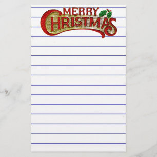 Papeterie Papier à lettres Joyeux Noël
