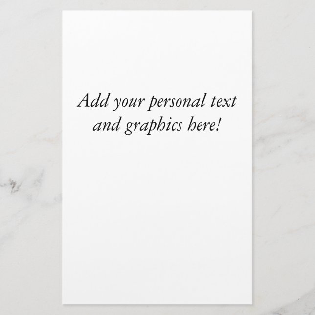 Papeterie Papier à lettres Mariage personnalisé (Devant)