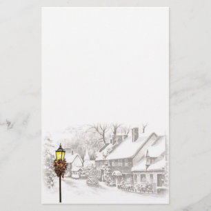 Papeterie Papier à lettres Noël Vintage