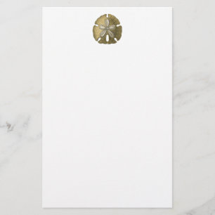 Papeterie Papier à lettres or Sable Dollar