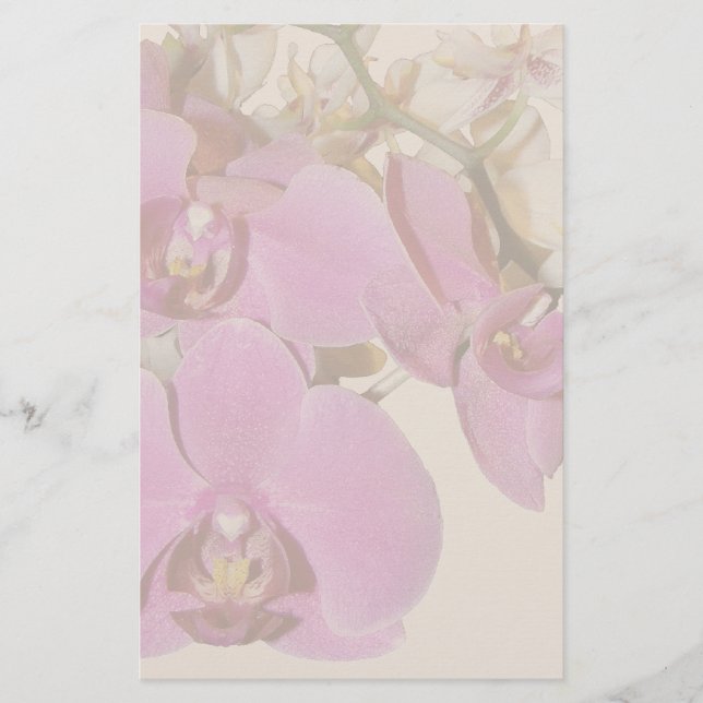 Papeterie Papier à lettres orchidées (Devant)