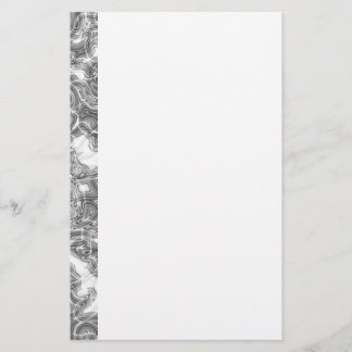 Papeterie Papier à lettres personnalisable motif blanc et gr