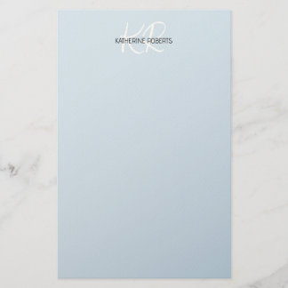 Papeterie Papier à lettres personnalisé Baby Blue