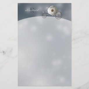 Papeterie Papier à lettres personnalisé Citrouille Cendrillo