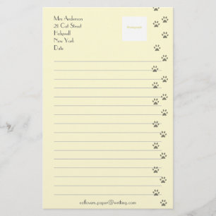 Papeterie Papier à lettres pour des amoureux de les chats