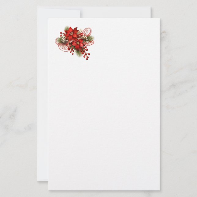 Papeterie Papier à lettres pour les fêtes de Noël (Devant)