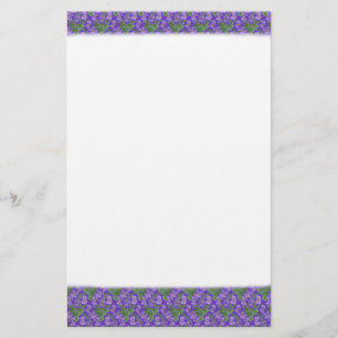 Papeterie Papier à lettres pour violettes sucrées