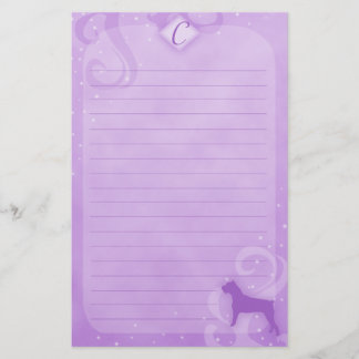 Papeterie Papier à lettres Purple Magic Cane Corso Italiano