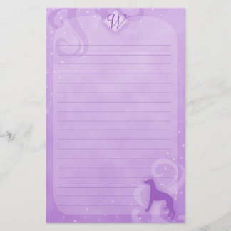 Papeterie Papier à lettres Purple Magic Whippet