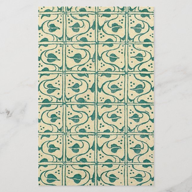 Papeterie Papier à lettres Retro Vintage Vines (Devant)