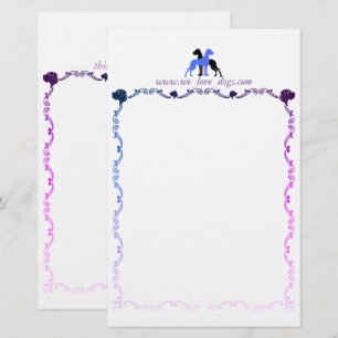 Papeterie Papier à lettres romantique pour Grand Danois
