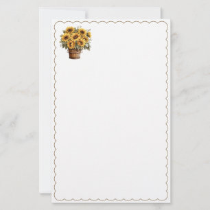 Papeterie Papier à lettres Tournesols