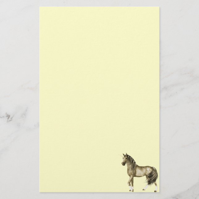 Papeterie Papier à lettres Unicorn d'or (Devant)