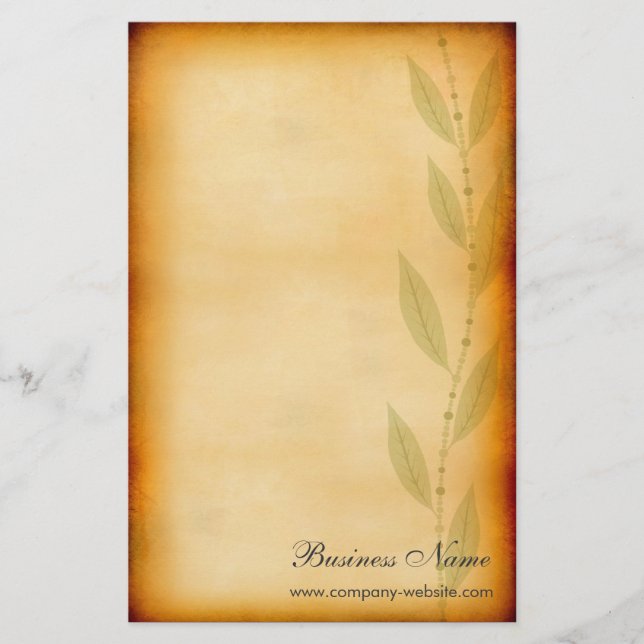 Papeterie Papier à lettres vintage (Devant)