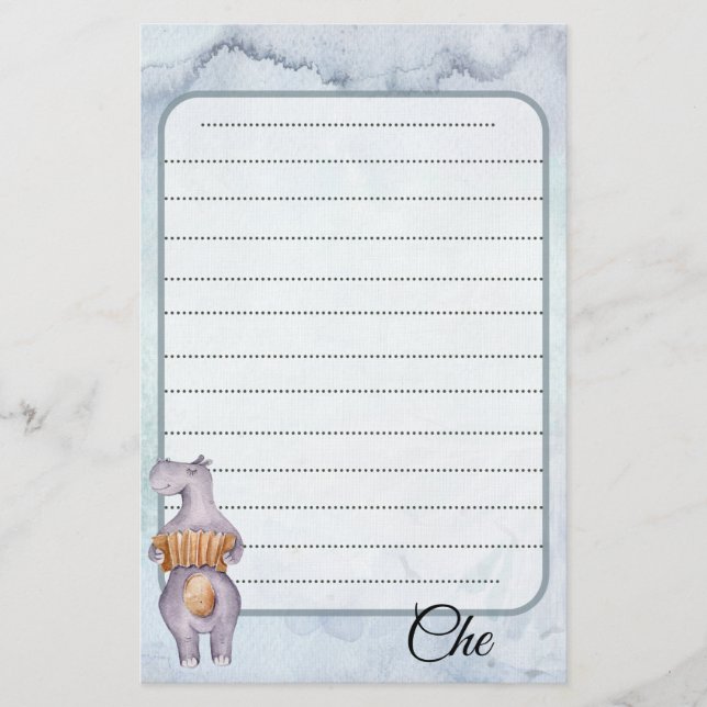 Papeterie Papier à lettres Vintage de musique (Devant)