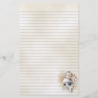 Papeterie Papier à lettres Vintage pour enfant d'hiver