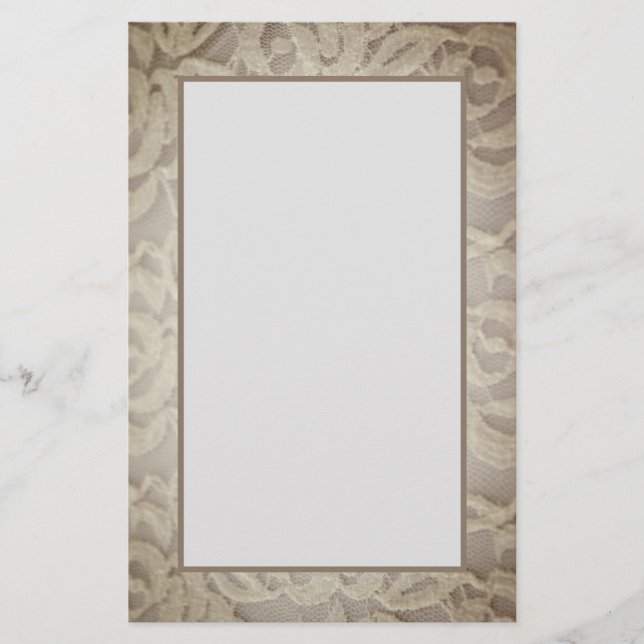 Papeterie Papier à papier à papier pour Mariage en dentelle  (Devant)