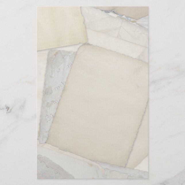 Papeterie Papier à papier recouvert d'un vieux livre (Devant)