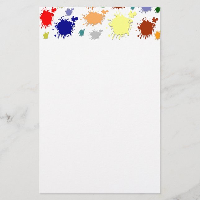 Papeterie Papier à peinture (Devant)