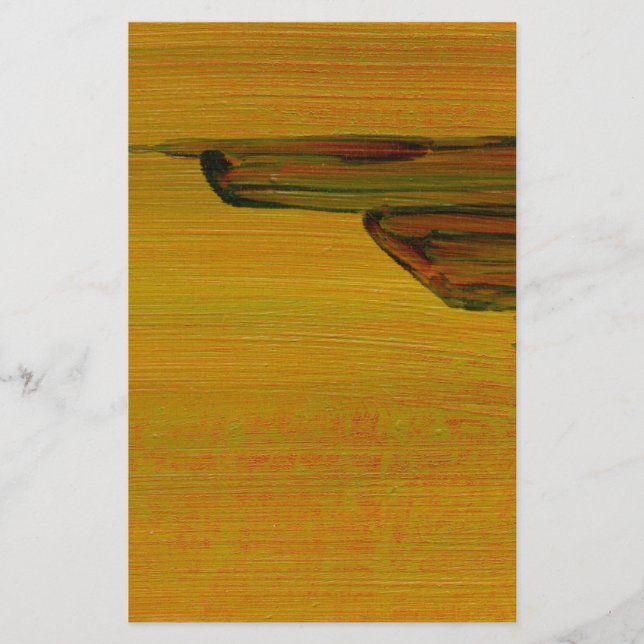 Papeterie Papier avec conception abstraite jaune (Devant)