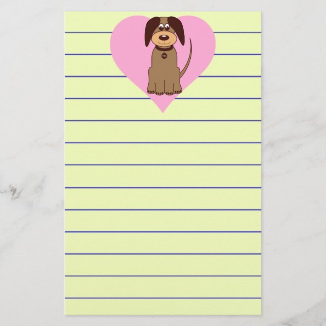 Papeterie Papier de chien Brown (Devant)