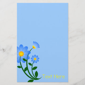 Papeterie Papier de conception de fleurs
