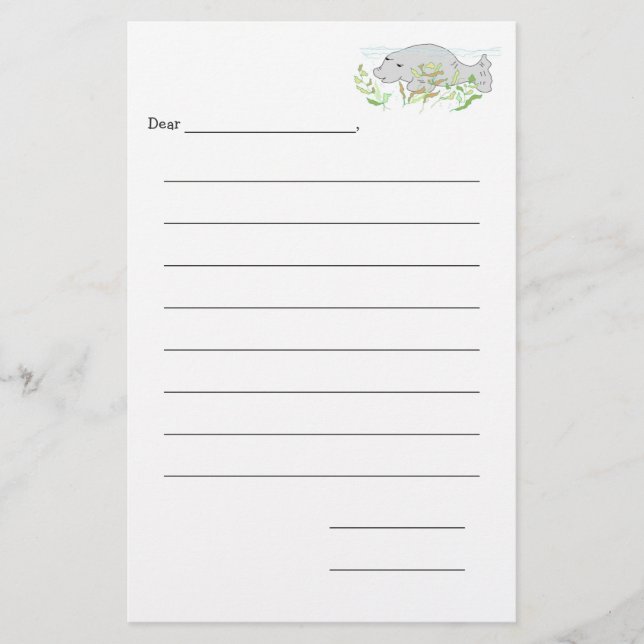 Papeterie Papier de note pour enfants vierges (Devant)