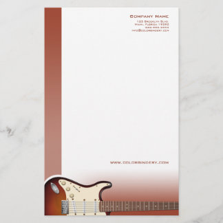 Papeterie Papier de poche de guitare