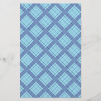 Papeterie Papier d'embarcation Plaid Bleu Variation