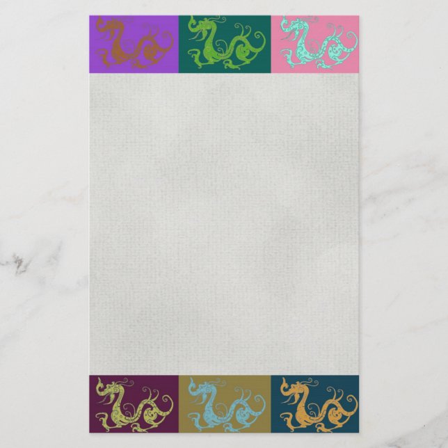 Papeterie Papier Dragons (Devant)