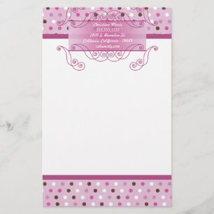 Papeterie Papier en-tête Sweet Love